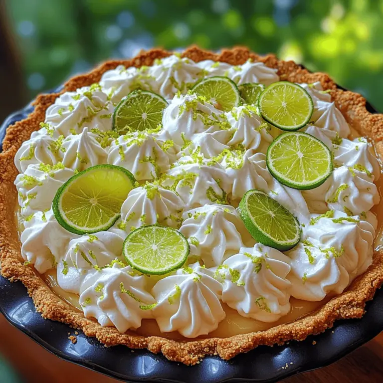 Key Lime Pie is more than just a dessert; it’s a slice of culinary history that hails from the sun-soaked shores of Florida's Keys. This iconic pie, known for its tangy flavor and creamy texture, has become a staple in American cuisine, particularly in the southern states. Its popularity can be attributed to its refreshing qualities, making it a perfect treat for any occasion, especially during warm weather. The magic of Key Lime Pie lies in its delicate balance of sweetness and tartness, creating a symphony of flavors that dance on the palate.