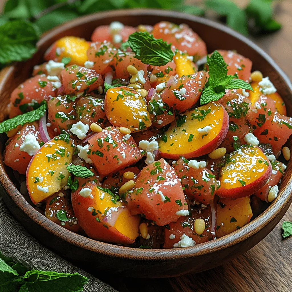 As the sun shines brighter and temperatures rise, summer brings with it an abundance of fresh produce, inspiring vibrant and delicious salads that capture the essence of the season. Among these, the Peach Watermelon Salad stands out as a quintessential summer dish, perfectly balancing sweetness and refreshing flavors. This delightful salad not only tantalizes your taste buds but also showcases the best of summer ingredients, making it an ideal choice for picnics, barbecues, or simply enjoying in the backyard.
