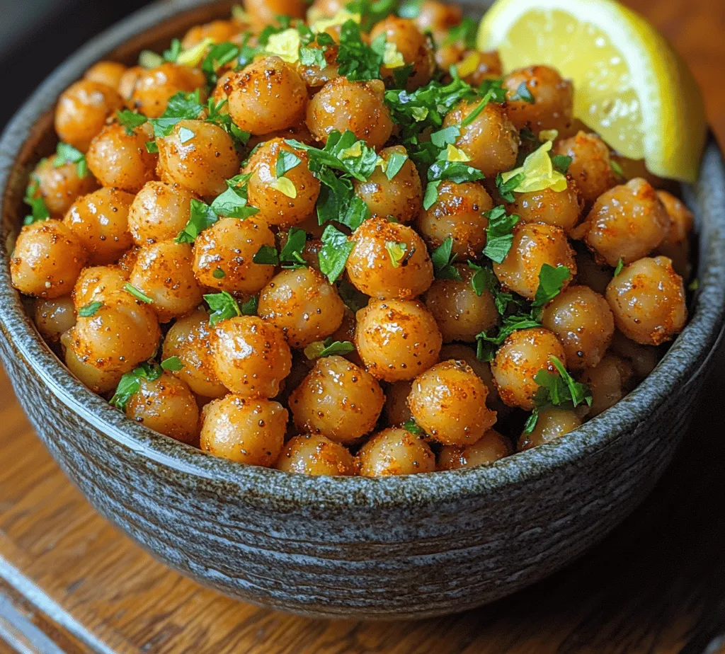 Embarking on a culinary adventure often leads to delightful discoveries, and few treats are as satisfying as Harissa Spiced Roasted Chickpeas. This recipe is not just a healthy snack; it’s an explosion of flavor and crunch that captivates the palate. Chickpeas, known for their versatility and nutritional benefits, become an irresistible delight when roasted with the bold and aromatic spices found in harissa. Whether you’re enjoying them straight from the bowl or as a savory topping for salads and grain bowls, these chickpeas are bound to become your new favorite snack.
