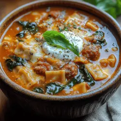Lasagna has long been a beloved staple in households around the world, celebrated for its layered goodness and comforting qualities. This Italian dish, with its combination of pasta, cheese, meat, and rich tomato sauce, has delighted taste buds for generations. However, as culinary creativity continues to evolve, so too do the ways we enjoy our favorite meals. Enter Lasagna Delight Soup—a unique, heartwarming variation of the traditional lasagna that captures all the familiar flavors while offering the soothing warmth of a hearty soup.