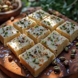 White chocolate pistachio fudge is a delightful treat that combines the creamy sweetness of white chocolate with the rich, nutty flavor of pistachios. This indulgent confection is not only visually appealing with its vibrant green pistachios contrasting against the creamy white base, but it also offers a unique flavor profile that makes it a favorite among fudge lovers. The creamy texture of the fudge melts in your mouth, creating a luxurious experience with every bite.