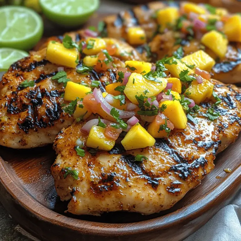 Imagine a dish that transports you straight to a sun-kissed tropical paradise with every bite. The Zesty Lemon Ginger Chicken with Tropical Pineapple Mango Salsa is that dish, bursting with vibrant flavors, health benefits, and a refreshing appeal that makes it perfect for summer gatherings or a wholesome family dinner. This recipe combines the zesty brightness of lemon and ginger with the sweetness of tropical fruits, creating a harmonious balance that tantalizes the taste buds.