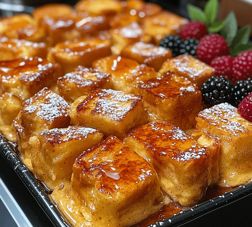 French toast casserole has its roots in the traditional practice of using up stale bread, a common method in many cultures to minimize waste and create something delicious from what might otherwise be discarded. Originating from the age-old recipe of French toast, this casserole version has taken on a life of its own, becoming a staple at brunches, holiday breakfasts, and family gatherings across the globe. The cultural significance of this dish lies in its ability to bring people together, fostering a sense of community and warmth around the breakfast table.