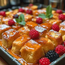 French toast casserole has its roots in the traditional practice of using up stale bread, a common method in many cultures to minimize waste and create something delicious from what might otherwise be discarded. Originating from the age-old recipe of French toast, this casserole version has taken on a life of its own, becoming a staple at brunches, holiday breakfasts, and family gatherings across the globe. The cultural significance of this dish lies in its ability to bring people together, fostering a sense of community and warmth around the breakfast table.