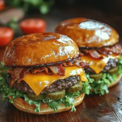 There’s something undeniably magical about homemade burgers. They offer a canvas for creativity, allowing you to mix and match flavors, textures, and ingredients to craft a meal that reflects your personal taste. Among the myriad of burger recipes, the Maple Bacon Whiskey Burger stands out as a delightful fusion of sweet, savory, and smoky elements that elevate the traditional burger experience to new heights.