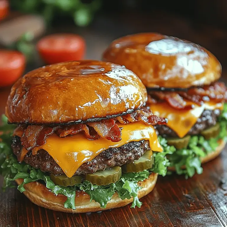 There’s something undeniably magical about homemade burgers. They offer a canvas for creativity, allowing you to mix and match flavors, textures, and ingredients to craft a meal that reflects your personal taste. Among the myriad of burger recipes, the Maple Bacon Whiskey Burger stands out as a delightful fusion of sweet, savory, and smoky elements that elevate the traditional burger experience to new heights.