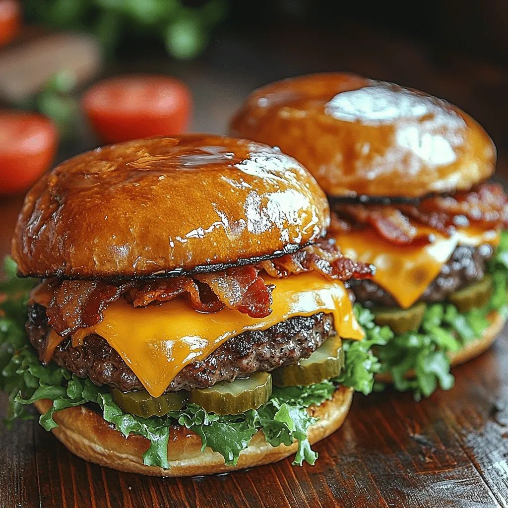There’s something undeniably magical about homemade burgers. They offer a canvas for creativity, allowing you to mix and match flavors, textures, and ingredients to craft a meal that reflects your personal taste. Among the myriad of burger recipes, the Maple Bacon Whiskey Burger stands out as a delightful fusion of sweet, savory, and smoky elements that elevate the traditional burger experience to new heights.