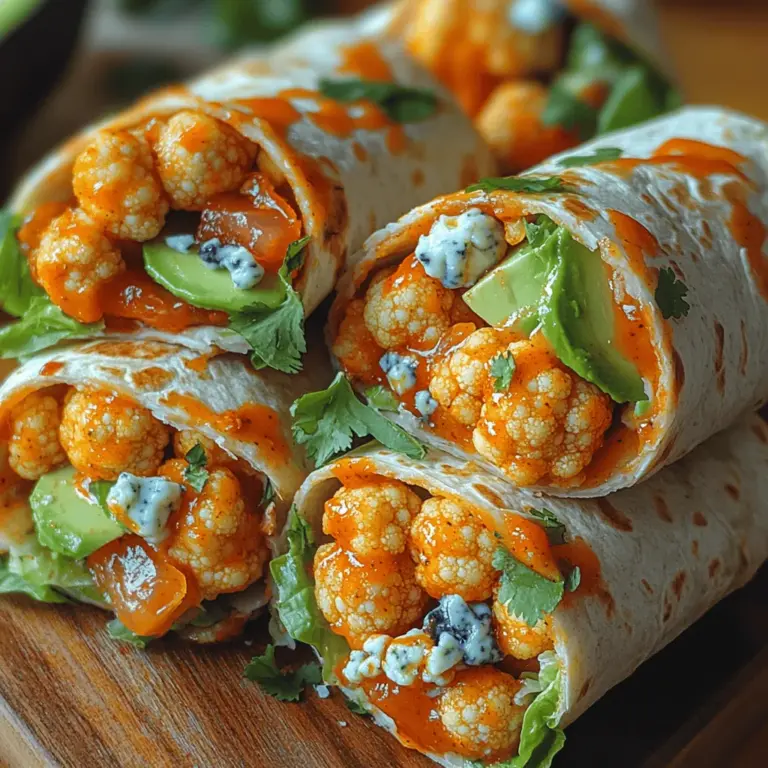 In recent years, the culinary landscape has shifted dramatically, with plant-based recipes gaining immense popularity among food enthusiasts and health-conscious individuals alike. This trend reflects a growing awareness of the benefits of incorporating more vegetables and plant-based ingredients into our diets. One standout recipe that perfectly embodies this movement is the Spicy Buffalo Cauliflower Wraps. These wraps serve as a delightful and healthy alternative to traditional buffalo wings, offering all the bold flavors and heat without the meat.