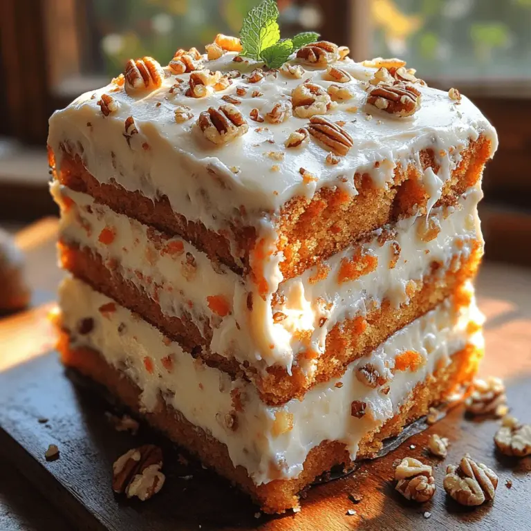 Carrot cake has long been a beloved dessert, cherished for its unique flavor and moist, tender crumb. A staple at celebrations ranging from birthdays to weddings, this classic treat offers a delightful combination of sweetness and spice that tantalizes the taste buds. The appeal of carrot cake lies not only in its delicious flavor but also in its versatility; it can be enjoyed as a decadent dessert or a simple afternoon snack.