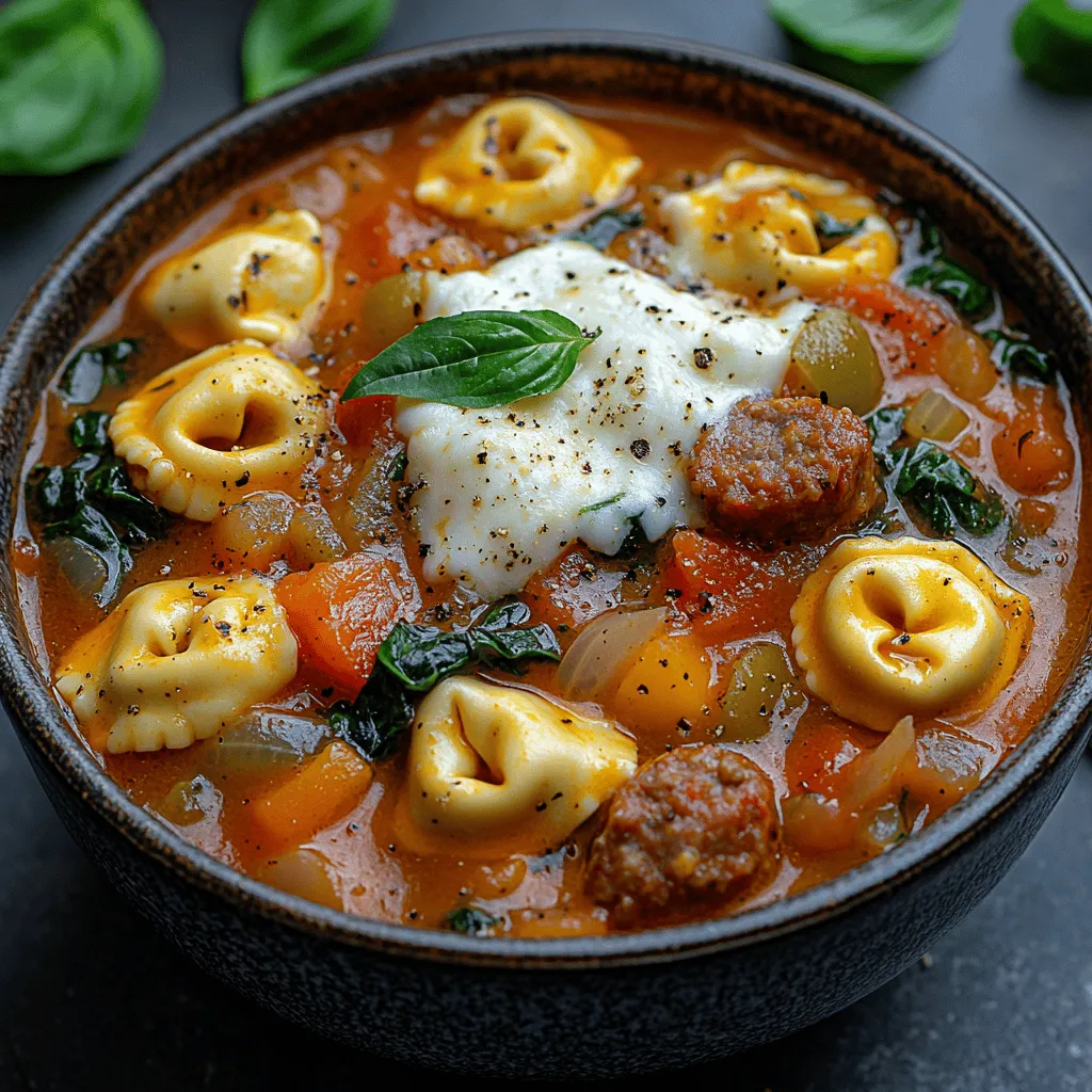 Discover the ultimate comfort food with our Savory Slow-Cooked Cheese Tortellini & Sausage Delight. Perfect for busy weeknights or cozy gatherings, this dish combines rich flavors and a hearty texture that will satisfy any palate. Picture this: the aroma of Italian herbs wafting through your kitchen as savory sausage and tender tortellini simmer gently, melding together in a slow cooker. With minimal prep time and the convenience of a slow cooker, this recipe not only saves time but also allows the ingredients to meld beautifully, creating a wholesome meal that your whole family will love.