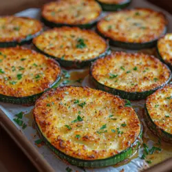 Zucchini has carved out a significant place in the culinary world, celebrated for its versatility and ability to adapt to a wide range of flavors and cooking techniques. This summer squash is not just a staple in savory dishes but also shines in creative snacks and appetizers. Among the myriad of zucchini recipes, Crunchy Zucchini Parmesan Crisps stand out as a delightful option that combines health and indulgence, making them perfect for any occasion. Whether you’re hosting a gathering or simply craving a healthy snack, these crisps deliver a satisfying crunch that’s hard to resist.