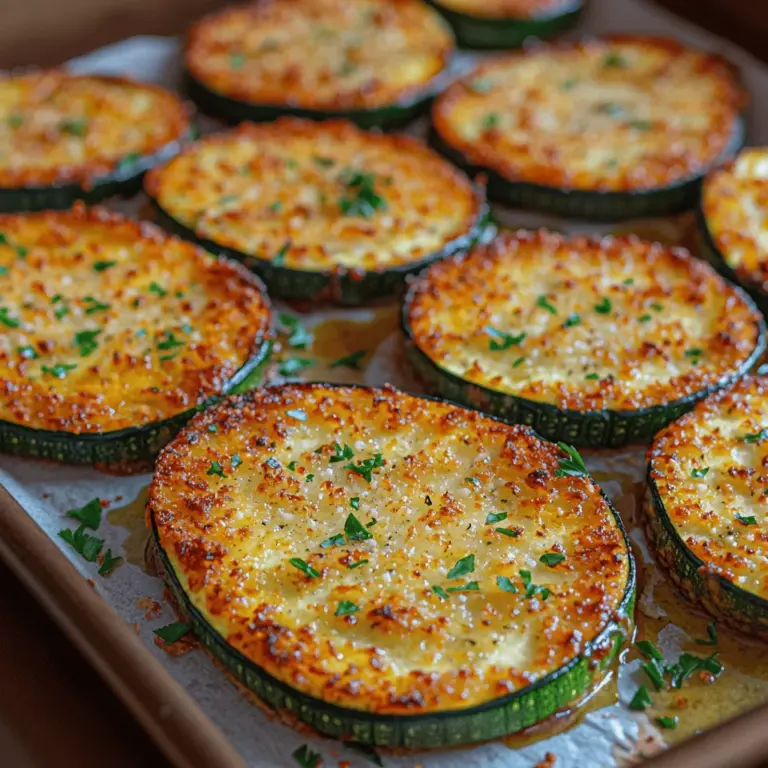 Zucchini has carved out a significant place in the culinary world, celebrated for its versatility and ability to adapt to a wide range of flavors and cooking techniques. This summer squash is not just a staple in savory dishes but also shines in creative snacks and appetizers. Among the myriad of zucchini recipes, Crunchy Zucchini Parmesan Crisps stand out as a delightful option that combines health and indulgence, making them perfect for any occasion. Whether you’re hosting a gathering or simply craving a healthy snack, these crisps deliver a satisfying crunch that’s hard to resist.
