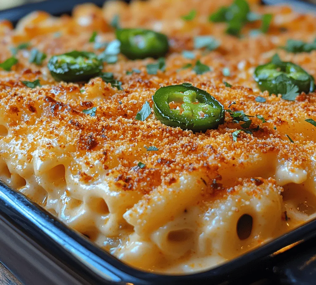 The foundation of any mac and cheese is undoubtedly the pasta, and for this recipe, elbow macaroni is the star. Its classic shape is not only nostalgic but also ideal for holding onto the creamy cheese sauce, allowing each bite to be packed with flavor. When cooking the pasta, aim for an al dente texture—cooked just enough to be tender but still firm to the bite. This ensures that the pasta will maintain its integrity when mixed with the sauce and baked, preventing it from becoming mushy.