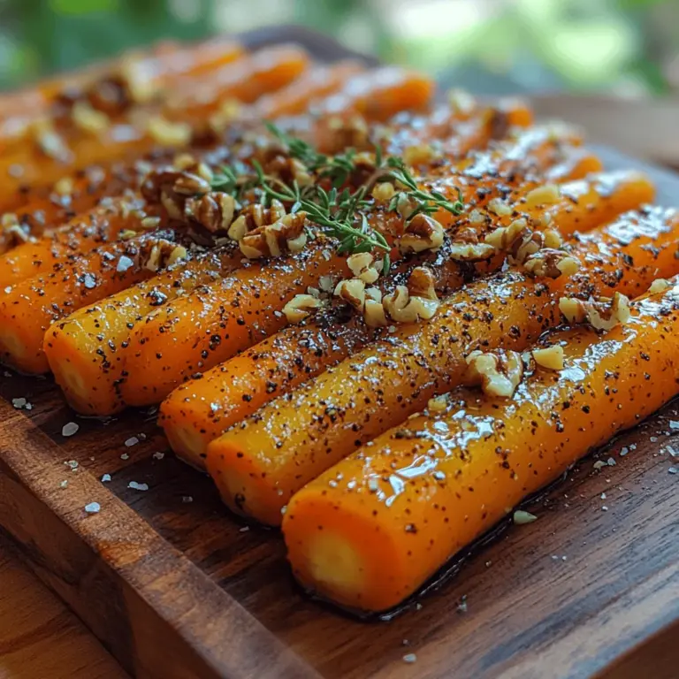 When it comes to creating a memorable meal, the side dishes often play a pivotal role. One such delightful side that consistently stands out is maple glazed carrots. This recipe strikes a perfect balance between sweet and savory, elevating the humble carrot into a dish that is not only visually appealing but also bursting with flavor. The natural sweetness of the carrots pairs beautifully with the rich, caramelized notes of pure maple syrup, making it a beloved addition to any dining table.