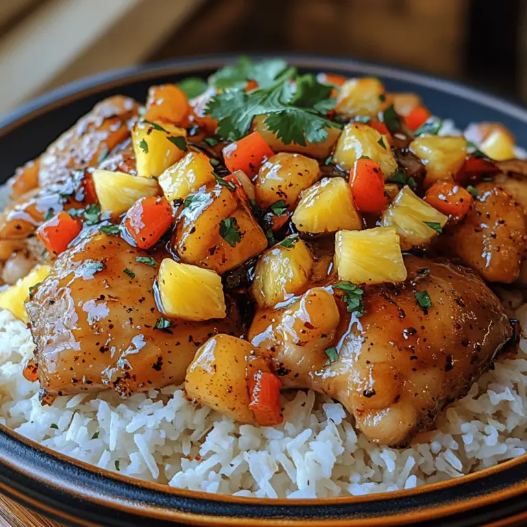 The heart of any great recipe is its ingredients. For Sweet & Spicy Pineapple Chicken, each component plays a crucial role in creating a balance of flavors and textures. Let's break down the key ingredients that contribute to this mouthwatering dish.