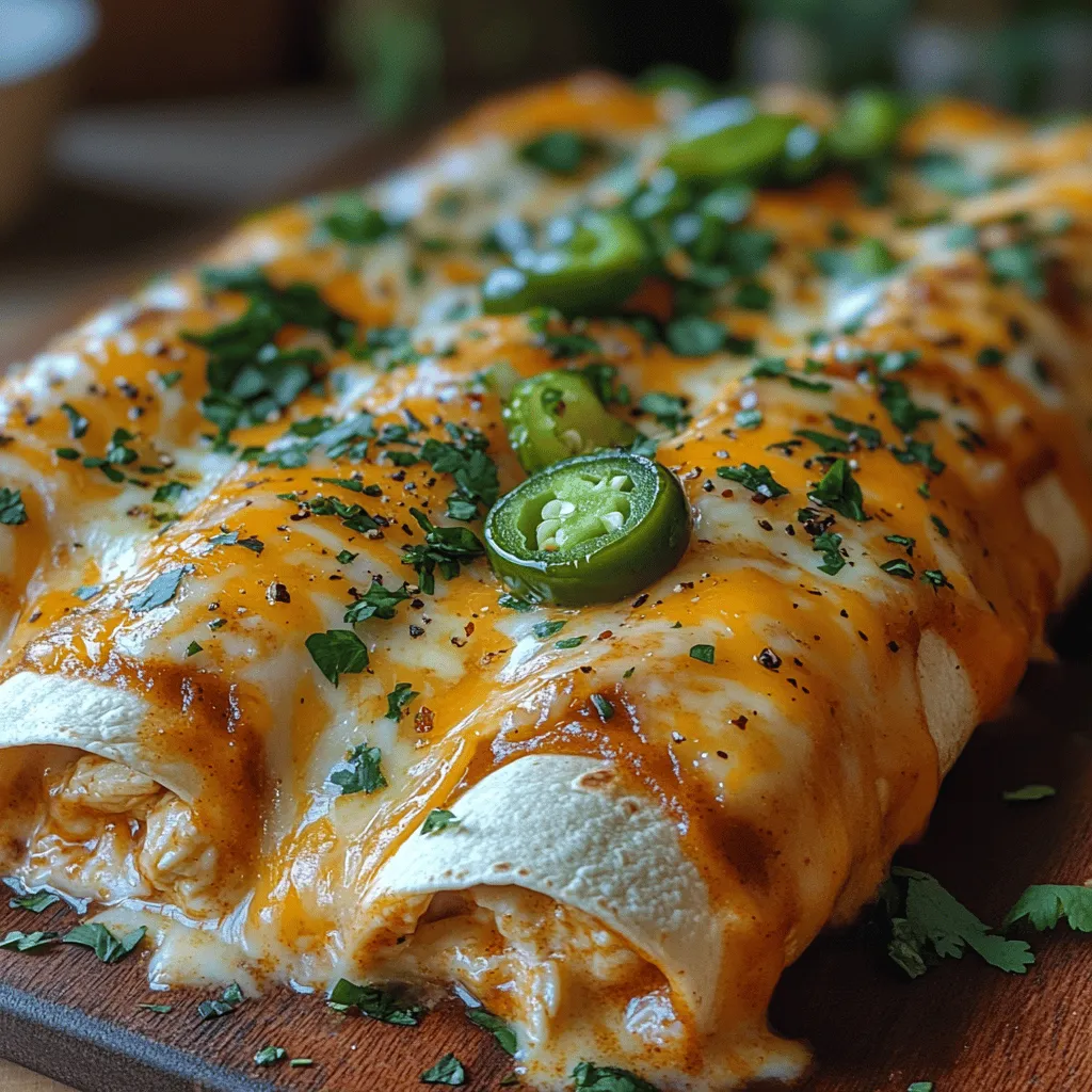 If you're looking to elevate your weeknight dinners or impress guests at your next gathering, look no further than Jalapeño Popper Cheesy Chicken Enchiladas. This mouthwatering dish marries the comforting essence of traditional enchiladas with the zesty kick of jalapeños, resulting in a culinary experience that is both satisfying and unforgettable. The inspiration for these enchiladas draws from the classic jalapeño popper appetizer, which combines cream cheese, cheddar, and spicy jalapeños into a delightful bite-sized treat. By transforming this beloved snack into a hearty meal, you can enjoy the best of both worlds in a single dish.