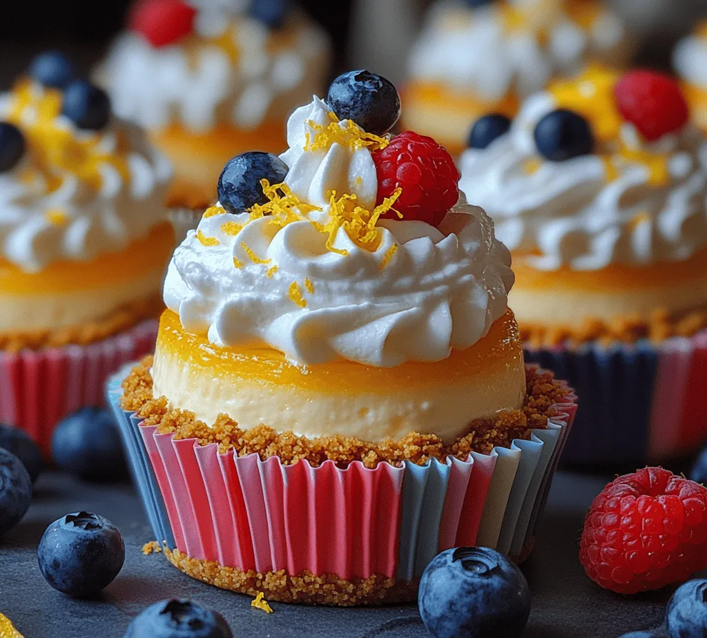 Mini cheesecakes have become a beloved dessert option for many, offering the rich, creamy goodness of traditional cheesecake in a bite-sized format. They are perfect for individual servings, making them an ideal choice for gatherings, parties, or just a delightful treat after dinner. Among various flavors, lemon shines as a standout option, bringing a refreshing zing that complements the richness of cheesecake beautifully.