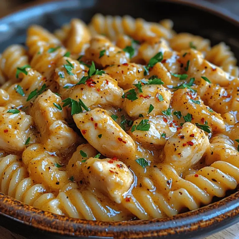When it comes to weeknight dinners or special occasions that call for a comforting meal, few dishes can rival the allure of Creamy Garlic Butter Chicken & Rotini Delight. This sumptuous recipe seamlessly marries the rich, savory flavors of garlic butter chicken with the delightful texture of rotini pasta, making each plate a delightful experience for the senses. Imagine tender chicken, perfectly cooked pasta, and a luscious, creamy sauce that clings to every twist and turn of the rotini—it's a dish that promises satisfaction in every bite.