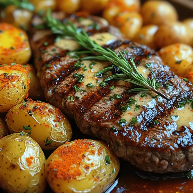 If you're in search of a dish that combines hearty flavors with a touch of elegance, look no further than savory garlic butter steak paired with golden herb potatoes. This delightful meal is not only a feast for the senses but also an incredible way to impress your guests during special occasions, or simply to indulge yourself and your family on a comforting weeknight dinner.