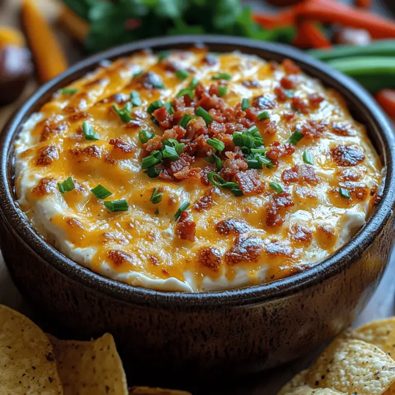 Dips are an essential part of social gatherings, serving as the perfect accompaniment to snacks and finger foods. Whether it’s a game day, a family reunion, or a casual get-together with friends, a well-crafted dip can elevate the entire experience. Among the plethora of dip options, Cheesy Ranch Heaven Dip stands out as a crowd-pleaser that combines creamy textures with mouthwatering flavors. This dip not only tantalizes the taste buds but also invites everyone to dig in, making it a staple at any gathering.