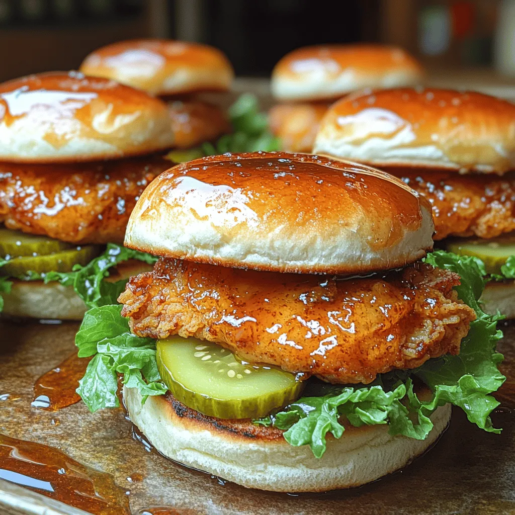 In the realm of Southern cuisine, Nashville Hot Honey Chicken Sliders have emerged as a sensational favorite among food enthusiasts. This delectable dish marries the bold, fiery flavors of Nashville's famous hot chicken with a sweet, sticky honey glaze, creating a delightful experience that plays with the palate’s love for the spicy and the sweet. As more people discover the joys of Southern cooking, these sliders have gained immense popularity, becoming a staple at gatherings, game days, and casual family dinners alike.