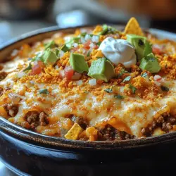 Welcome to the vibrant world of flavors with our Taco Fiesta Casserole recipe! This delightful dish brings together all the beloved elements of tacos into a hearty, layered casserole that is sure to impress your family and friends. Whether you're hosting a lively gathering, preparing a comforting weeknight dinner, or contributing to a potluck party, this recipe stands out as an easy and satisfying option. Packed with nutritious ingredients and bursting with flavor, it caters to a range of dietary preferences—whether you prefer ground beef, turkey, or a vegetarian alternative, this casserole ensures that every bite is a fiesta for your palate.