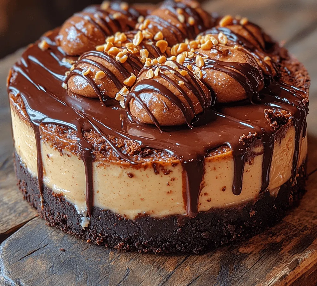 The beauty of this dessert lies in its layered structure, which offers a delightful contrast in both flavor and texture. At its core, the Peanut Butter Brownie Cheesecake consists of two main components: the brownie layer and the cheesecake layer. Each layer plays a crucial role in creating the overall experience of this dessert, making it memorable and satisfying.