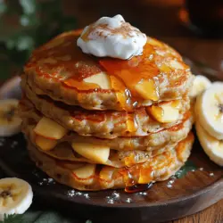 These pancakes are more than just a tasty treat; they are a celebration of wholesome ingredients. Oats are a powerhouse of nutrition, packed with fiber and antioxidants, while apples bring natural sweetness and a boost of vitamins. Together, they create a fluffy, satisfying pancake that you can enjoy without the guilt. Whether you're following a specific dietary preference or simply looking to incorporate healthier options into your meals, these pancakes fit the bill perfectly. They can easily be adapted to suit gluten-free diets, vegan preferences, or low-sugar lifestyles, making them a versatile choice for everyone at the breakfast table.