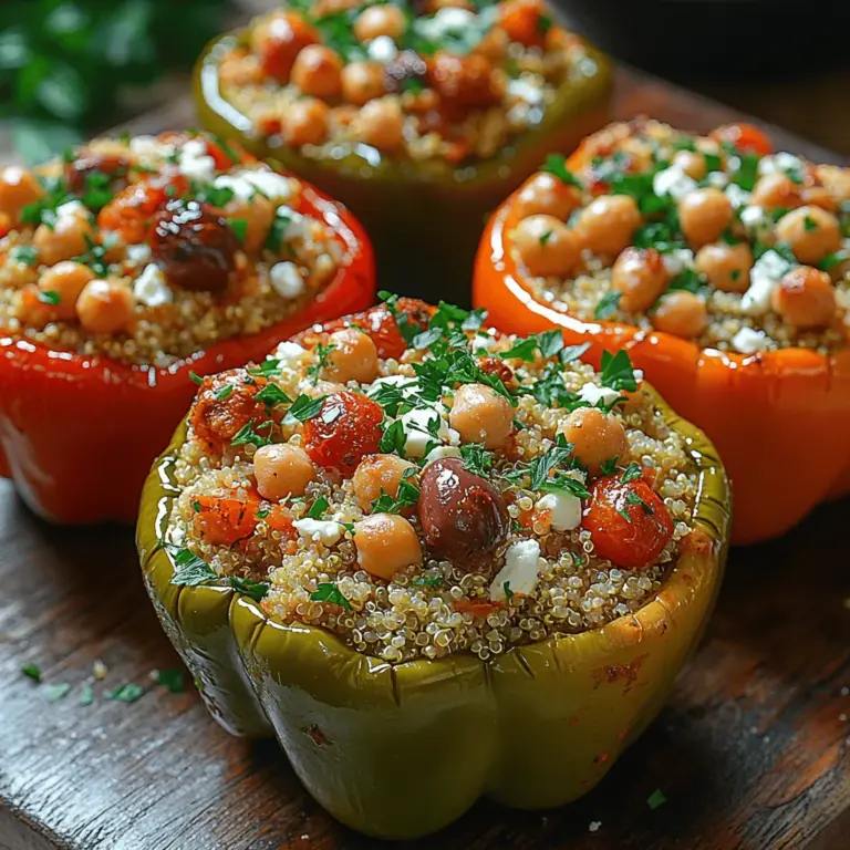 Explore the vibrant flavors of the Mediterranean with our delectable Mediterranean Bliss Stuffed Bell Peppers recipe. This dish not only showcases the colorful bell pepper as a vessel for a nutritious and hearty filling but also highlights the wholesome ingredients that make up the Mediterranean diet. Rich in flavor and packed with nutrients, these stuffed peppers are perfect for a weeknight dinner or a delightful addition to any meal. In this article, we will take you through the recipe step-by-step, while also discussing the health benefits of the ingredients used, variations to suit your taste, and serving suggestions that elevate your dining experience.