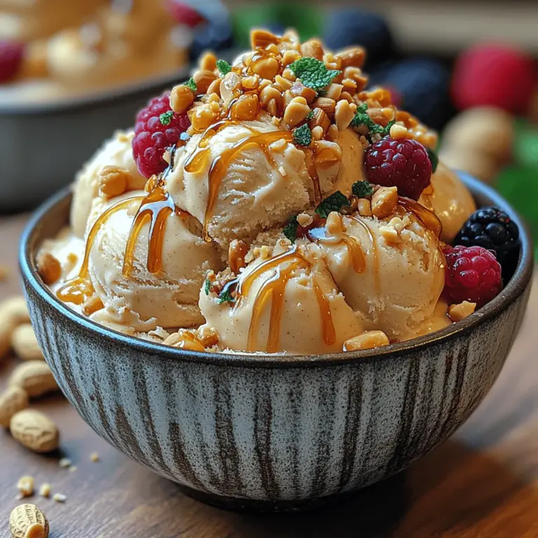 Indulging in a creamy, satisfying dessert doesn’t have to mean sacrificing health or flavor. Enter Peanut Butter Bliss Frozen Yogurt, a delightful treat that combines the rich, nutty flavor of peanut butter with the smooth, refreshing qualities of frozen yogurt. This dessert is perfect for anyone seeking a guilt-free sweet option that doesn’t skimp on taste. Its appeal lies in the harmonious blend of ingredients that deliver both a satisfying texture and a burst of flavor in every bite.