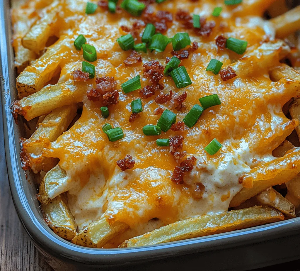 When it comes to comfort food, few dishes can compete with the warm, satisfying embrace of a casserole. These layered meals not only feed our bodies but also our souls, evoking memories of family gatherings and home-cooked dinners. One standout in the world of casseroles is the Cheesy French Fry Casserole Delight, a dish that perfectly marries crispy fries with gooey cheese and savory toppings. This recipe is a delightful blend of bold flavors and satisfying textures, making it a favorite for both children and adults alike.