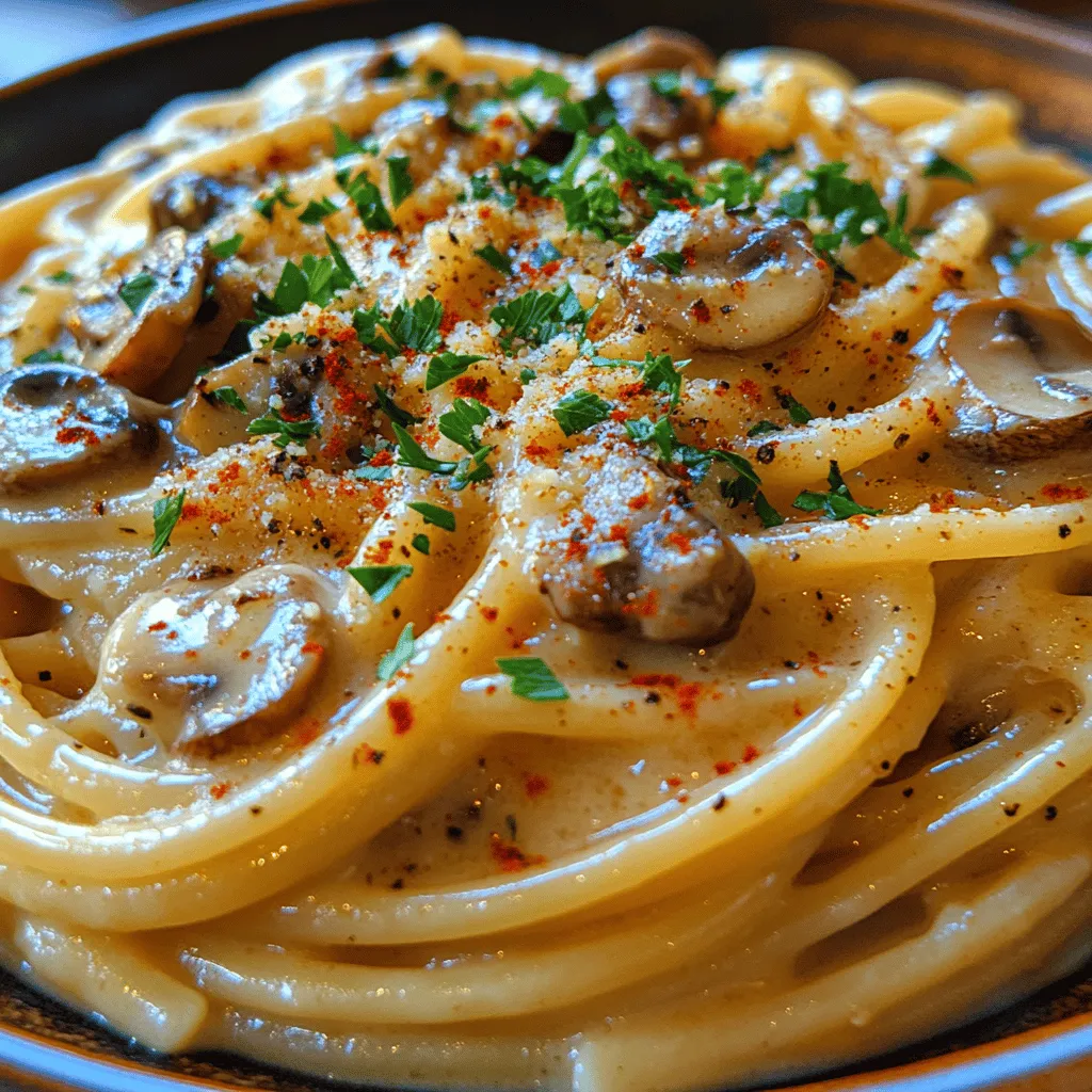 Pasta dishes have long held a special place in the hearts of food lovers around the world. They evoke warmth and comfort, making them a popular choice for family dinners, cozy gatherings, and even romantic evenings. Their versatility is unparalleled; you can dress them up with luxurious sauces or keep them simple, yet satisfying. Garlic Butter Mushroom Pasta strikes a perfect balance between these two extremes, offering a rich, creamy sauce that beautifully complements the tender pasta.