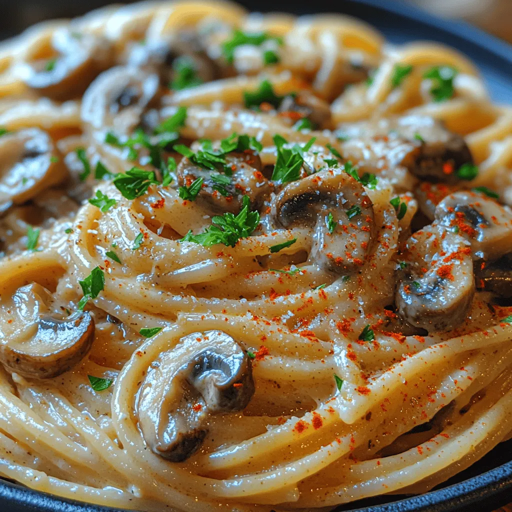 Pasta dishes have long held a special place in the hearts of food lovers around the world. They evoke warmth and comfort, making them a popular choice for family dinners, cozy gatherings, and even romantic evenings. Their versatility is unparalleled; you can dress them up with luxurious sauces or keep them simple, yet satisfying. Garlic Butter Mushroom Pasta strikes a perfect balance between these two extremes, offering a rich, creamy sauce that beautifully complements the tender pasta.