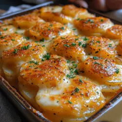Cheesy Herb-Infused Potato Bake: A Comforting and Delicious Recipe