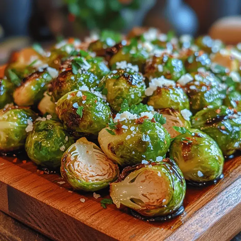 If you're searching for a side dish that marries sweet and savory flavors while elevating the humble Brussels sprout, look no further than Sweet & Savory Balsamic Glazed Brussels Sprouts. This dish transforms these often-misunderstood vegetables into a culinary delight that impresses at both casual dinners and festive gatherings alike. The combination of caramelized Brussels sprouts drizzled with a tangy balsamic glaze creates a flavor profile that is not only delicious but also visually appealing.