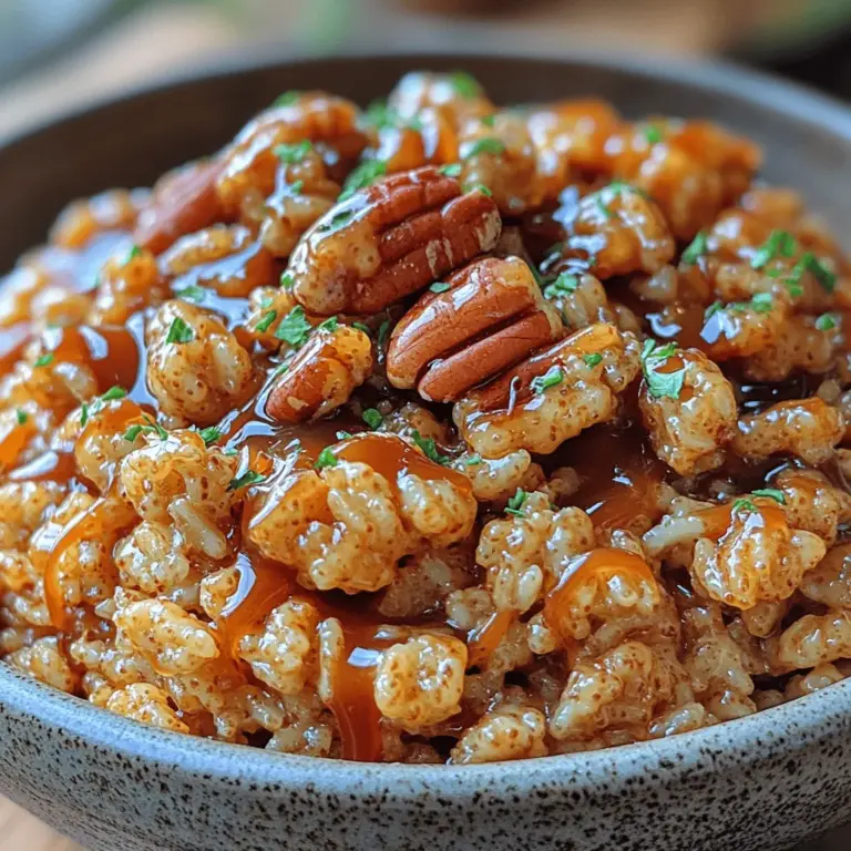 If you are searching for a dessert that perfectly balances sweet, buttery, and crunchy textures, look no further than Praline Crunch Delight. This delectable treat is a delightful combination of caramelized sugar, crispy rice cereal, and the option of nuts or chocolate, making it an irresistible indulgence for any sweet tooth. Whether you are planning a festive gathering, a holiday celebration, or simply looking for a new dessert to impress your family, Praline Crunch Delight is sure to be a crowd-pleaser.