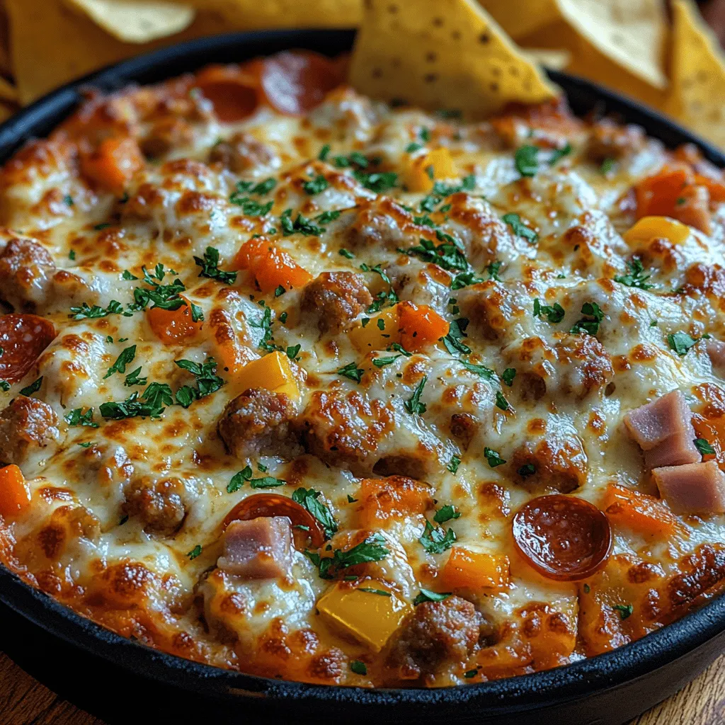 If you’re searching for the perfect appetizer that can steal the show at any gathering, look no further than Meat Lovers Pizza Dip. This culinary delight seamlessly combines the beloved flavors of pizza into a creamy, indulgent dip that will have your guests clamoring for more. Whether served at a game day party, family gathering, or casual get-together with friends, this dip is sure to be a crowd-pleaser.