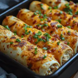 Cheesy Chicken Bacon Ranch Roll-Ups have garnered a reputation as a favorite among home cooks, and it’s easy to see why. One of the primary reasons for their popularity is the ease of preparation. With just a few simple steps, you can whip up a batch that will please even the pickiest eaters. The use of readily available ingredients means you won't have to make a special trip to the grocery store, making this recipe ideal for impromptu meals or entertaining guests.