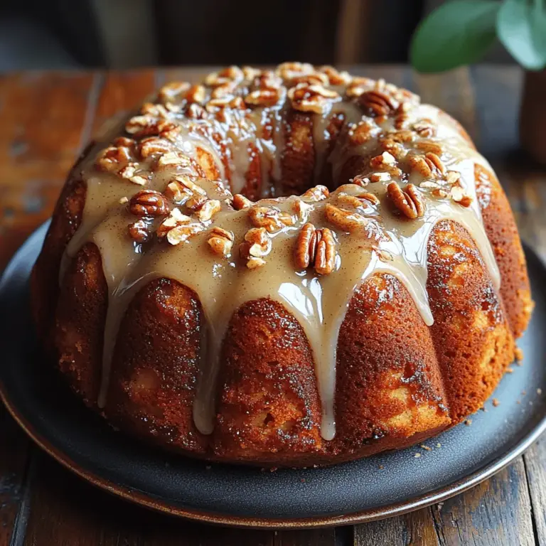 Bundt cakes have become a beloved choice for bakers around the world, celebrated for their unique shapes and incredible versatility. The distinctive ring shape created by the Bundt pan not only adds an element of elegance to any dessert table but also allows for even baking, ensuring a perfectly moist interior with a beautifully browned exterior. When it comes to flavor combinations, few can compete with the inviting aromas of cinnamon and sugar wafting from the oven, making the Cinnamon Roll Bundt Cake a standout among sweet treats.