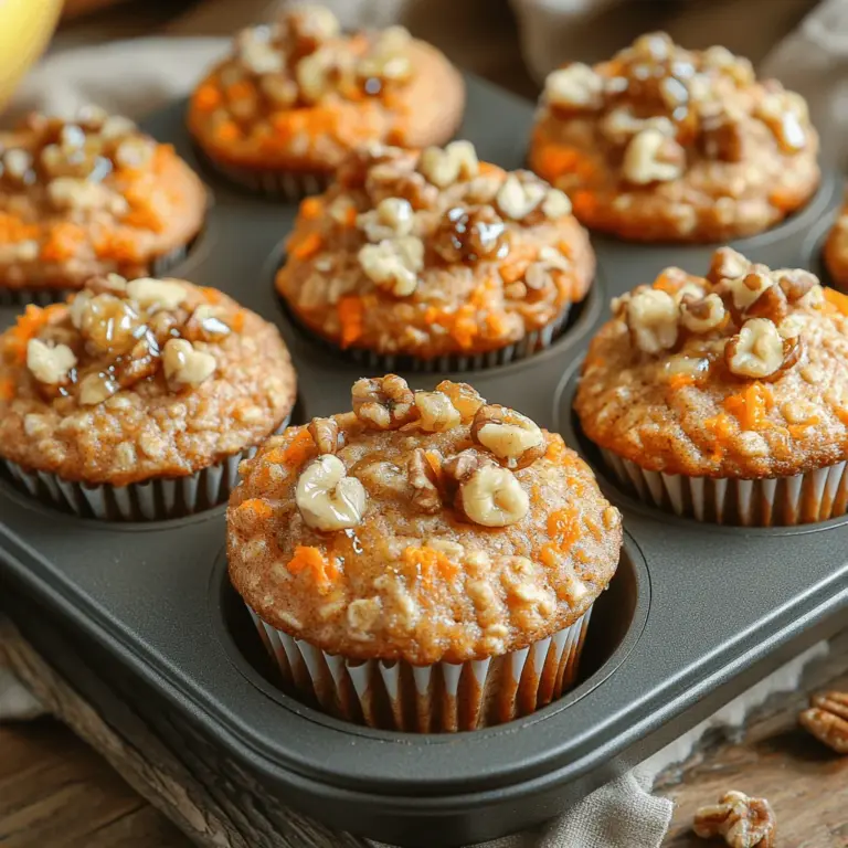 In recent years, the movement towards healthy eating has gained significant momentum, and with it, the art of healthy baking has flourished. As more people prioritize nutrition without sacrificing flavor, recipes that combine wholesome ingredients and delightful tastes are becoming increasingly popular. One such recipe that ticks all the boxes is the Wholesome One-Bowl Carrot Oatmeal Muffins. These muffins are not only a nutritious option for breakfast but also serve as a satisfying snack throughout the day.