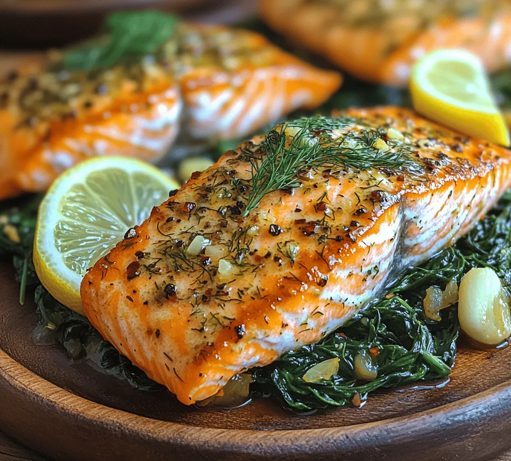 When it comes to healthy eating, finding dishes that are both nutritious and delicious can often feel like a challenge. Enter the vibrant Lemon Herb Salmon with Lively Spinach — a dish that perfectly marries health and flavor. This recipe not only showcases the succulent richness of salmon but also elevates it with the fresh, zesty notes of lemon and a medley of herbs. The addition of lively spinach complements the salmon beautifully, creating a colorful and appetizing meal that promises to delight both the palate and the eyes.