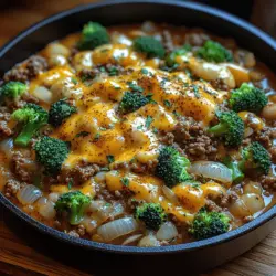 Keto Hamburger and Broccoli Skillet: A Delicious, Low-Carb Meal