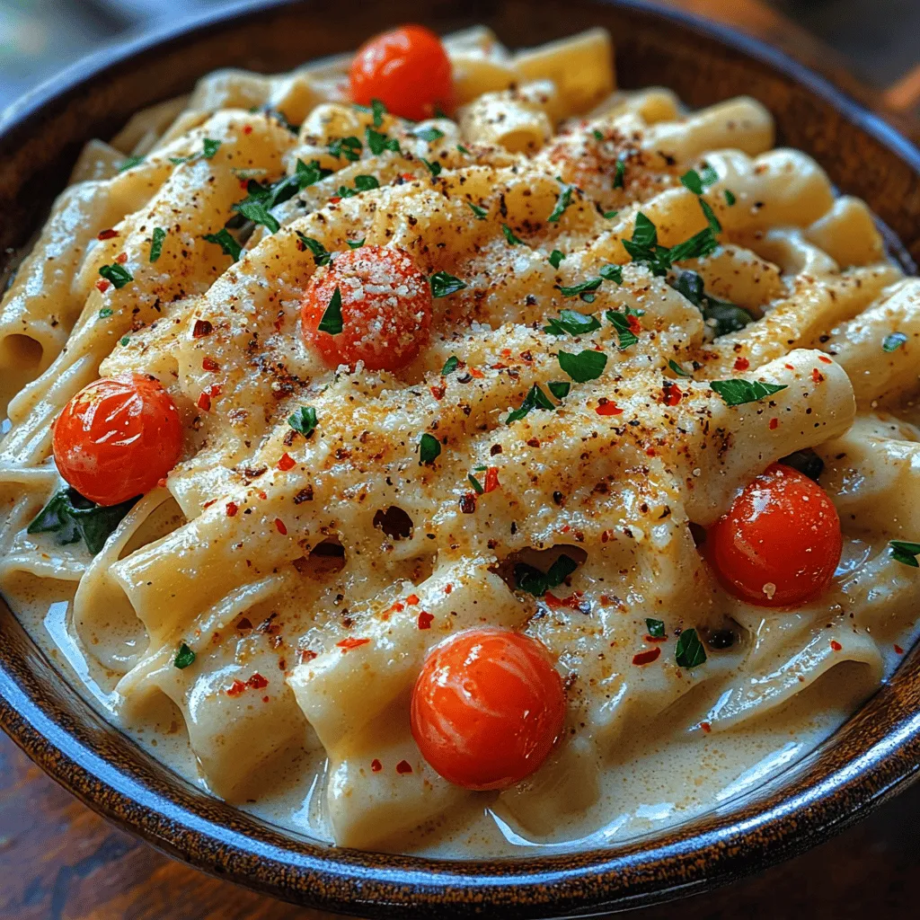 Indulging in a plate of creamy garlic Parmesan pasta is a surefire way to elevate any meal. This rich and flavorful dish combines the hearty texture of fettuccine with a luscious sauce that is both comforting and satisfying. Perfect for a weeknight dinner or a special occasion, this recipe is designed to please everyone at the table. The creamy garlic Parmesan sauce envelops the pasta, creating a delightful experience with each bite. In this article, we will explore the ingredients, preparation steps, and the delicious nuances that make this creamy garlic Parmesan pasta a must-try.