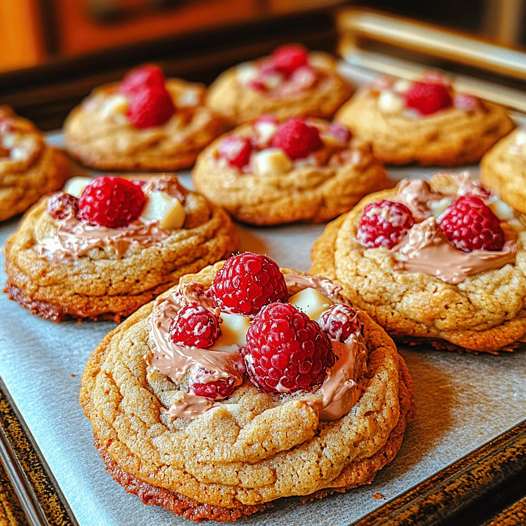 The beauty of these Raspberry White Chocolate Indulgence Cookies lies in the harmonious balance of flavors. White chocolate, known for its rich, creamy sweetness, serves as the perfect backdrop for the vibrant tartness of raspberries. This combination creates a delightful contrast that enhances each bite, making them irresistible to cookie lovers everywhere.
