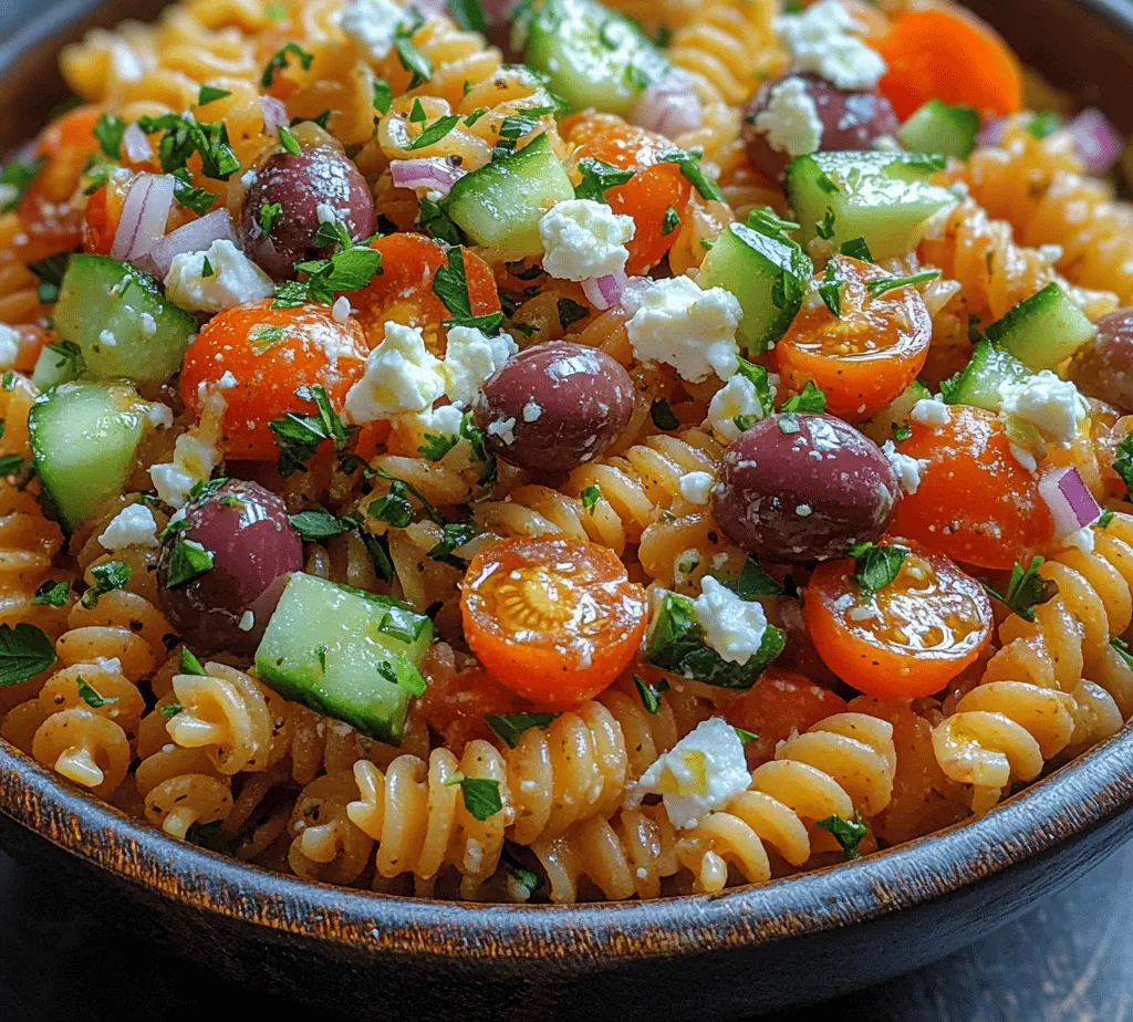 To truly appreciate the Mediterranean Bliss Pasta Salad, it’s essential to understand the key ingredients that contribute to its distinct flavor profile and nutritional value.