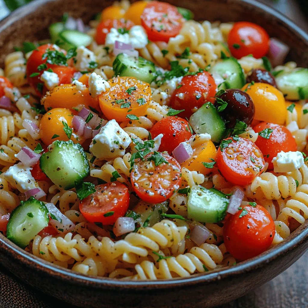 To truly appreciate the Mediterranean Bliss Pasta Salad, it’s essential to understand the key ingredients that contribute to its distinct flavor profile and nutritional value.