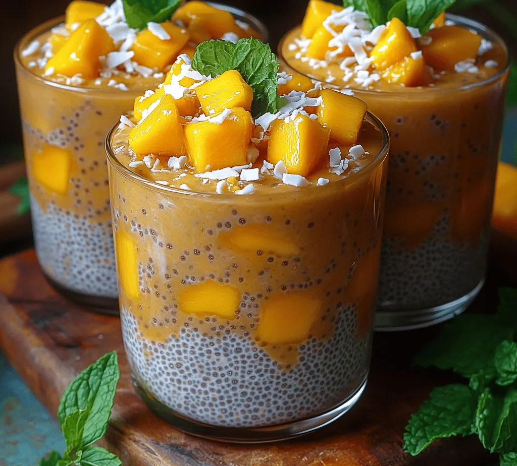 Chia pudding has surged in popularity over the past few years as a go-to healthy dessert option, capturing the hearts and taste buds of health-conscious foodies everywhere. This delightful treat is not only easy to prepare but also packed with nutrients, making it a perfect choice for breakfast, a snack, or even a satisfying dessert. At the forefront of this trend is the tropical mango coconut combination, a flavor profile that evokes sunny beaches and lush palm trees, transporting you to a tropical paradise with every bite.