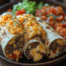 Beefy Cheesy Melt Burrito Delight: A Culinary Journey