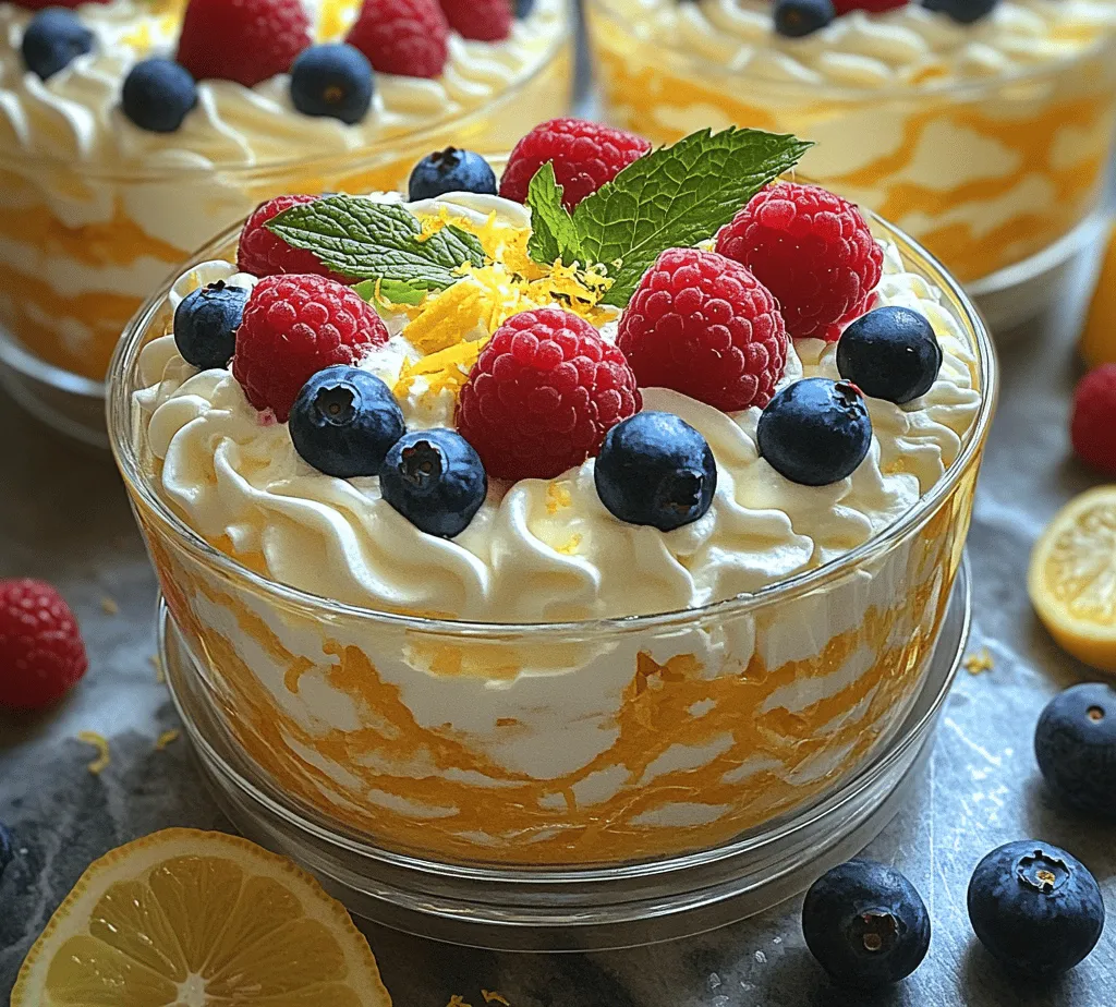 Step into the delightful world of desserts with our Ultimate Lemon Trifle recipe, a culinary creation that embodies the essence of freshness and flavor. This tantalizing trifle is a harmonious blend of tart lemon curd, creamy whipped topping, and vibrant fresh berries, making it an ideal choice for any occasion. Whether you’re celebrating a summer gathering, a holiday feast, or simply craving a light dessert, this Lemon Trifle is sure to impress your family and friends.