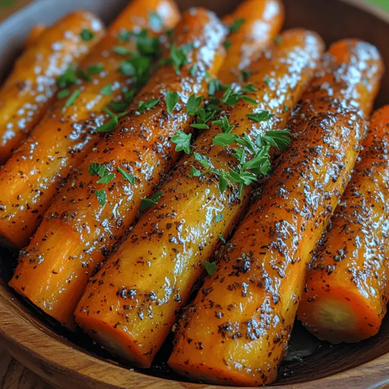 Welcome to the world of Sweet Sunrise Honey Glazed Carrots, a dish that embodies the perfect balance of sweetness and vibrancy. Carrots, often overlooked, are transformed in this recipe into a delightful side dish that will brighten any meal. With their natural sweetness enhanced by honey and butter, and a subtle freshness from herbs, these glazed carrots are not just a treat for the palate but also a feast for the eyes.